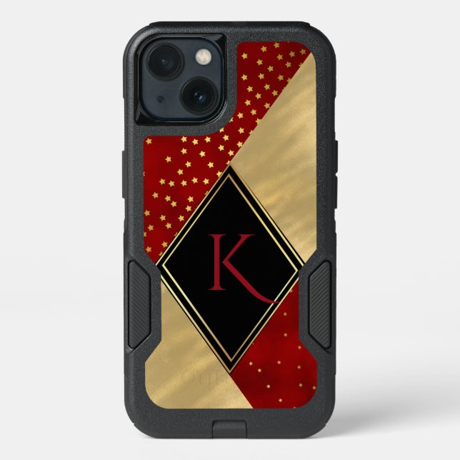 Modern Gold Patch Work Otterbox Samsung S8 Case (Back)