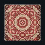 Modern Gold Red Floral Magnet<br><div class="desc">Beautiful Modern Gold Red Floral Magnet</div>