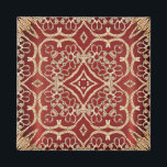 Modern Gold Red Floral Magnet<br><div class="desc">Beautiful Modern Gold Red Floral Magnet</div>