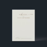 Modern Gold Script Boho Wedding Advice Card<br><div class="desc">Modern Gold Script Boho Wedding Advice Card. Click the personalize button to customize this design.</div>