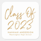 Luxury Gold Graduation Class Wax Seal Stickers