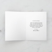 Modern Gold Script Photo Wedding Thank You Card | Zazzle