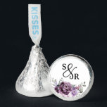 Modern Gold Wedding thank you with initials  Hershey®'s Kisses®<br><div class="desc">Wedding thank you favor  Hershey's Kisses</div>