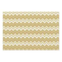 Modern Gold White Geometric Stripe Christmas