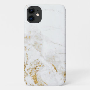 modern gold white marble Case-Mate Barely There iPhone 11 Case