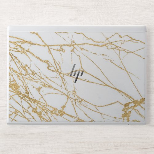 modern gold white marble  HP EliteBook 840 G5G6  HP Laptop Skin