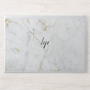 modern gold white marble HP EliteBook 840 G5/G6, HP Laptop Skin