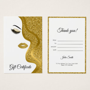Modern Gold with Glitter Effect