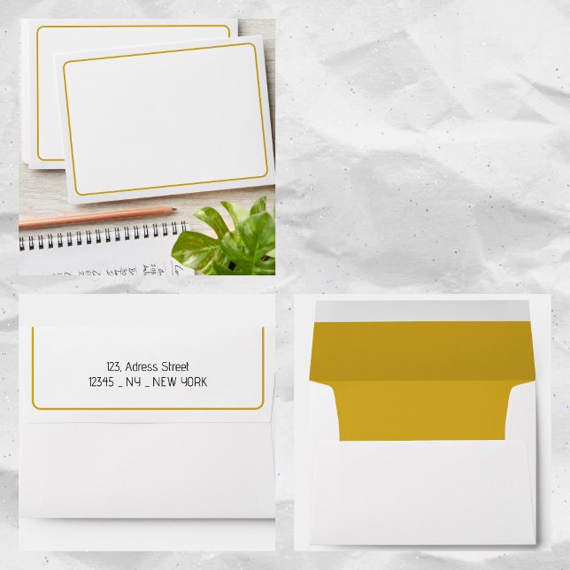Modern Golden Border Graduation envelope (Creator Uploaded)