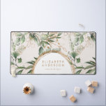 Modern Golden Circles Eucalyptus Corporate Big Desk Mat<br><div class="desc">Modern Golden Circles Eucalyptus Corporate Big Desk Mat</div>