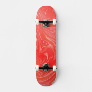 modern golden fashion pattern skateboard deck