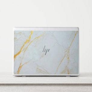 Modern Golden Marble HP Laptop Skin