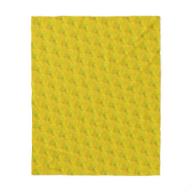 Modern Golden Palm Yellow Floral Pattern