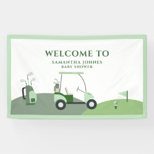 Modern Golf Baby Shower Banner
