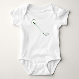 Modern Golf Baby Shower  Bodysuit