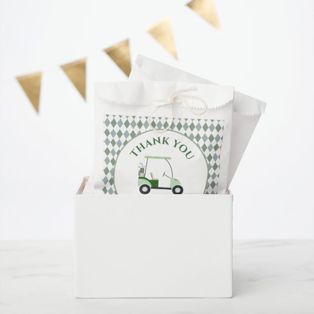 Modern Golf Baby Shower  Favor Bag (Party)