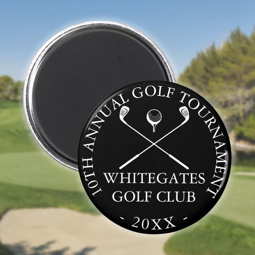 Modern Golf Club Tournament Custom Magnet