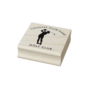 Modern Golf Country Club Team Office Custom Rubber Stamp