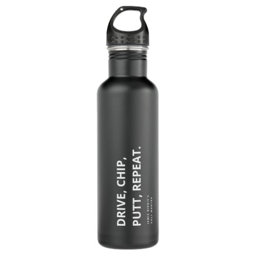 MODERN GOLF FATHERS DAY DRIVE CHIP PUTT REPEAT STAINLESS STEEL WATER BOTTLE