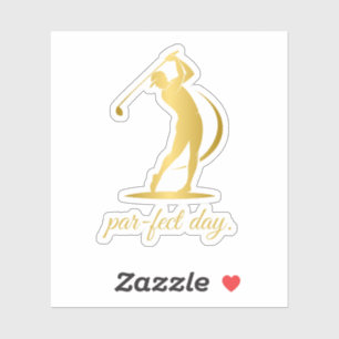 modern golf stikers sticker