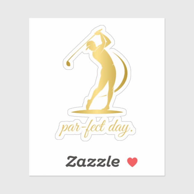 modern golf stikers sticker (Sheet)