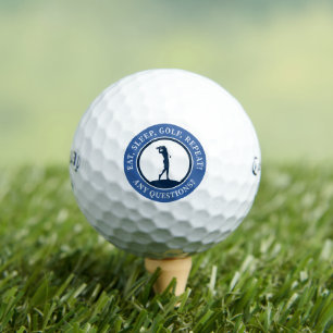 Modern Golfer Blue Humorous Women’s Golf Favor Balls
