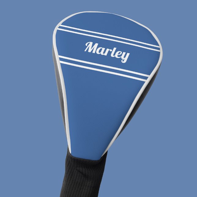 Modern Golfer Sports Player Custom Name Club Blue Golf Head Cover (Modern Golfer Sports Player Custom Name Club Blue Golf Head Cove)