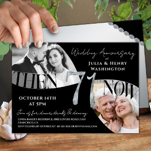 Modern Graceful 71st Wedding Anniversary Invitation