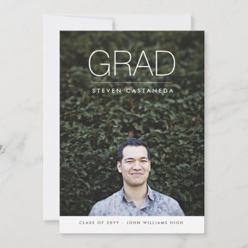 Modern Grad Announcement