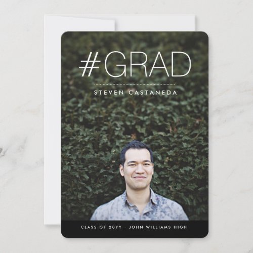 Modern Grad Invitation