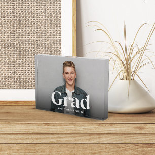 Modern Grad Overlay Graduation Photo Block