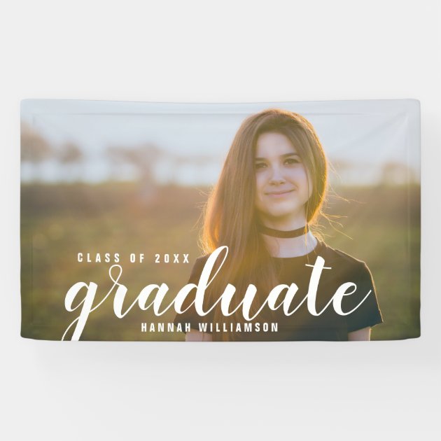 Modern Grad Photo Class Of 2018 Graduation Sign
