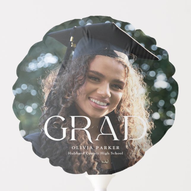 Modern GRAD photo overlay Balloon (Front)