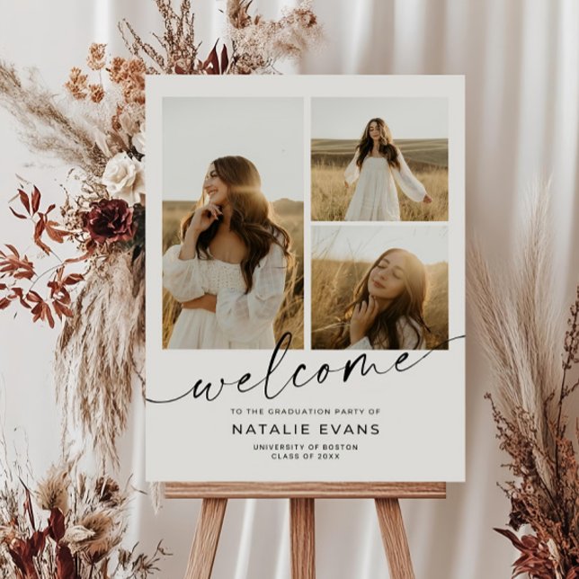 Modern Grad Sign, Graduation Welcome Sign 2025 (Creator Uploaded)