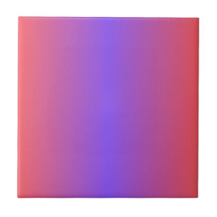 Modern gradient colors l Blue and red l Colorful Ceramic Tile
