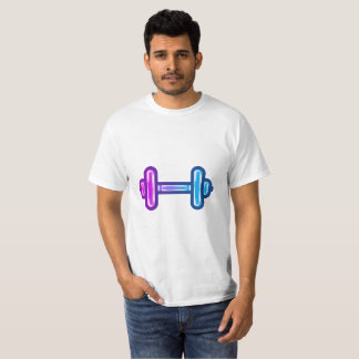 Modern Gradient Dumbbell T-Shirt