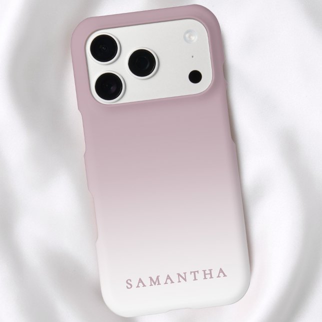 Modern Gradient Minimal Feminine Personalized Name Case-Mate iPhone Case (Modern Gradient Minimal Feminine Personalized Name Case-Mate iPhone Case)