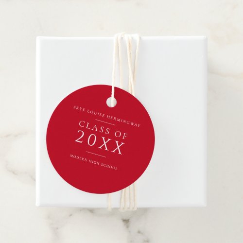 Modern Graduate 2024 Party Favor Tags