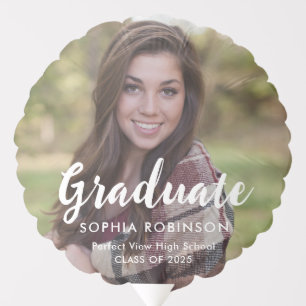 Modern Graduate 2 Photo 2025 Graduation Balloon