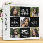 Modern Graduate 5 Photo Black Graduation 3 Ring Binder<br><div class="desc">Graduation Photo Album & Graduate Memory Book ~ modern and elegant photo collage graduation photo album. Customize with 5 of your favorite senior or college photos, and personalize with monogram initial, name, graduating year, high school or college initials. These unique trendy and stylish graduation binders will be a treasured keepsake....</div>