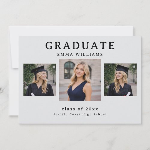 Modern Graduate Announcement