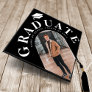 Modern Graduate Arch Photo Graduation Cap Topper