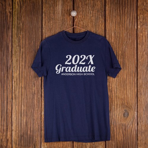 Modern Graduate Dark Colors T_Shirt