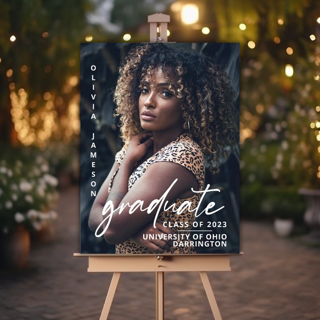 Modern Graduate Handwritten Script | Photo Foam Board (Creator Uploaded)