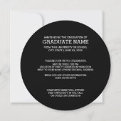 Modern Graduate Photo Announcement and Party (Back)