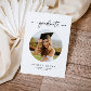 Modern Graduate Photo Graduation Announcement