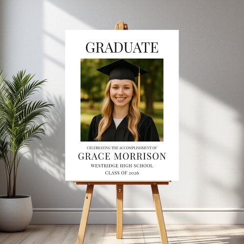 Modern Graduate Photo Graduation 