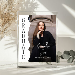 Modern Graduate Photo Magazine Graduation Sign