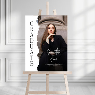 Modern Graduate Photo Magazine Graduation Sign