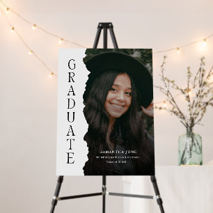 Modern Graduate Photo Magazine Graduation Sign